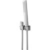 Wenko 81340100 - Doccetta per lavabo con doppio gancio, colore: Argento lucido