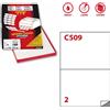 MARKIN Etichetta adesiva C/509 bianca 100fg A4 210x148,5mm (2et/fg) Markin