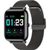 KALINCO Smartwatch, Orologio Fitness con Cardiofrequenzimetro e Monitoraggio del Sonno， Orologio con Cinturino Milano, Smartwatch IP67 Impermeabile per Uomo Donna per Android iOS