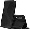 ZONNAVI Cover per Huawei P30 Lite/Nova 4E, Flip Custodia Pelle PU con [Slot Cart] [Supporto Stand] [Magnetica], Cover a Libro Portafoglio per Huawei P30 Lite/Nova 4E (Nero)