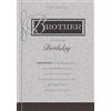 Piccadilly Greetings Biglietto di auguri tradizionale per fratello, 25,4 x 17,8 cm
