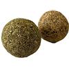 Croci Euphoria - Balls Gioco per Gatti a base di Erba Gatta e Silvervine, 2 pezzi a forma di Palla, con Catnip e Silvervine pressati, Attrattivo per Felini e Cuccioli, 3 cm