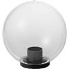Stylanda Mareco Luce 1080301T Lampada Sfera Lampione in acrilico trasparente 75W Attacco E27 Diametro 30 cm