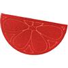 emmevi Zerbino Ingresso Porta Morbido Tappeto Asciugapassi Assorbente Antiscivolo mod.ELBA SEMILUNA ROSSO 40x70 cm