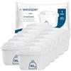 Wessper Set di 12 Filtri per Acqua Compatibili con Brita Maxtra+, Maxtra Pro, Caraffe Marella, Style, Elemaris - Cartucce Filtranti Ricambio per Caraffa Filtrante - Riduce Cloro e Calcare