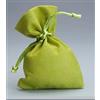 PIANETA CONFETTI Set 30 pezzi, Bomboniera sacchetto stoffa iuta 10x13, portaconfetti (ck7022-30) (VERDE)