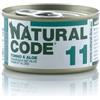 Natural Code 11 Tonno e Aloe in Acqua di Cottura - Natural Code - 11 Tonno e Aloe - 85GR