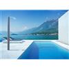ATI Docce Doccia Solare Tevere A in acciaio inox AISI 316 grigio ardesia serbatoio da 28 lt
