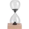Samfox Hourglass Timer - Magnetico a Clessidra Soffiato Sand Timer Tavolino della Decorazione Dispaly con Base