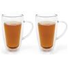 Bredemeijer Bicchiere da caffè e tè in vetro rivestito, 295ml, set di 2