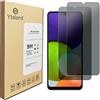 S YTALAND Ytaland Privacy Pellicola Protettiva Compatibile con Samsung Galaxy A22 5G, AntiSpy in Vetro Temperato, Anti-Impronte, Senza Bolle,Pacco da 2