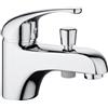 Edouard Rousseau - Miscelatore per vasca da bagno Cardiff - Riempimento rapido, arresto Eco-Stop - 134 (Altezza) x 116 (Saillie) mm - Cromato