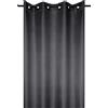 Stof - Tenda oscurante - Copenaghen con occhielli per soggiorno o camera da letto - Antracite - Tenda per finestra o spogliatoio oscurante e isolante - ideale per casa 140 x 260 cm