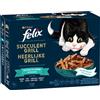 Felix Sfilaccetti Rustici in Buste 24 x 80 g - Ocean Selection (Salmone, Tonno, Merluzzo, Platessa)