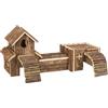 Trixie Natural Living - Sistema a tunnel Frida, 47 x 22 x 15 cm, colore: Marrone