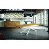 Tavolo BOLGHERI massello rovere nodato sp. 6 180×90 cm (Naturale)