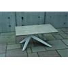 Tavolo MANHATTAN vetroceramica effetto beton allungabile 160×90 cm - 240×90 cm