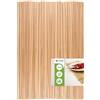 Sourcing Map 50 Bastoncini Rotondi In Legno Di Betulla – 0,4 X 8 Cm, Per Modellismo E Fai Da Te