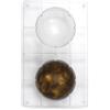 Decora 0050086 Stampo Professionale Cioccolatino Mezza Sfera, In Policarbonato, 2 Cavità, ø 100 x h 45 mm, Ideale per Realizzare Cioccolatini Lucidi e Croccanti, Design Professionale, Made in Italy