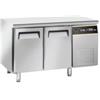 Tavolo Refrigerato Professionale 2 Porte con Piano Profondità 60 cm, -2°/+8°C, in Acciaio Inox AISI 304