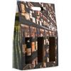 Scatole portabottiglie personalizzate 27x9x39 cm stampa digitale full print 50 pezzi