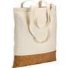 Shopper personalizzate in cotone e base in sughero Lampedusa personalizzate o neutre