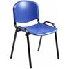 Unisit Seduta attesa Dado D5PS - senza braccioli - PPL - blu - Unisit (unità vendita 1 pz.)