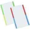 BERTESI Cartellini per cartelle sospese - 140 mm - Bertesi - pack 10 fogli da 34 cartoncini (unità vendita 1 pz.)