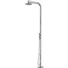 AMA Luxury Doccia Caldo/Freddo Mercurio in acciaio inox AISI 316 L con doccetta mobile e soffione grande