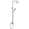 Ibergrif M17057 - Sistema Columna de Ducha Latón, Plata, 85 x 40 x 9 cm