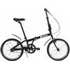 FabricBike Folding Pieghevole con Telaio in Lega, Bicicletta Single Speed, 3 Colori (Matte White)