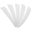 SHARROW 50pcs Piume di Freccia di Tiro con L'Arco 4 Pollici Piume Naturali Fletching Fletches Piume di Tacchino (Bianca)