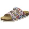 AFS-Schuhe 2133 - Pantofole sportive da donna in vera pelle, pratiche scarpe da lavoro, comode pantofole, made in Germany, Multicolore, 36 EU