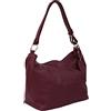 AMBRA Moda GL005 - Borsa con tracolla, borsa a mano in pelle, borsa a spalla, hobo bag da donna (rosso)