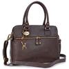 Catwalk Collection Handbags Victoria, Borsa a Tracolla Donna, Marrone, Large
