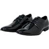 Smokies Uomini Scarpa da Sposa Oliver Sintetico Scarpa Elegante in Vernice con Imbottitura in Pelle (44 EU, Nera)