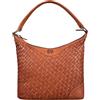 STILORD 'Chiara' Borsa in Pelle Donna Vintage Borsa a Spalla con Manici Lunghi Borsa a Mano per DIN A4 e MacBook da 13,3 Pollici Cuoio Elegante, Colore:vintage - cognac