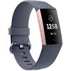 Fitbit Charge 3 special edition with NFC The innovative health and fitness tracker, frost white/aluminium/graphite grey (includes black replacement strap), one size fits all