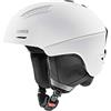 uvex ultra, casco da sci robusto unisex, regolazione individuale delle dimensioni, aerazione ottimizzata, white/black, 59-61 cm