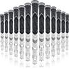 Crestgolf, grip antiscivolo realizzato in materiale multicomponente per mazze da golf, 13 pezzi, misura standard o media, Nero , Taglia media