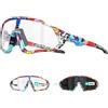 KAPVOE Occhiali da Ciclismo Fotocromatici Uomo Donna K9408