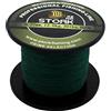 Stork HDx8, 8-filo linea di pesca intrecciata premio 600m (Bianco, 30 lbs / 13.6 kg / 0.22 mm)