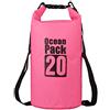 ProOffer TopSupplier 2L/3L/5L/10L/15L/20L/30L 500D Targhetta Sacco in PVC a Prova di Acqua a Tenuta stagna in PVC per Canoa/Canottaggio/Canoa/Pesca/Rafting/Nuoto/Campeggio/Snowboard