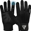 RDX Guanti Palestra Sollevamento Pesi Fitness, Touch Screen Dito Completo Gloves, Antiscivolo Imbottito Presa Protezione, Gym Powerlifting Bodybuilding Ciclismo Calisthenics Allenamento, Uomo Donna