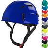 ALPIDEX Casco per arrampicata de adolescenti e adulti EN 12492 casco alpinismo en diversi colori, Colore:bright white