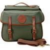 TOURBON Borsa da bicicletta in tela impermeabile per sedile posteriore, borsa doppia (verde)