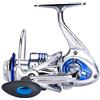 Diwa Mulinelli Da Pesca Spinning per Acqua Salata Acqua Dolce 3000 4000 5000 6000 7000 Bobine Ultra Liscia Ultraleggera Potente Trota Cuscinetti Sfera in Metallo Corpo Mulinelli da Pesca sul Ghiaccio