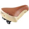 Selle Montegrappa Sella per bicicletta Cruiser Sella confortevole SM 08 F in 6 colori, bianco/rosso