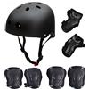 SelfLove Casco di Kit di Protezioni 6 Pezzi Casco da BMX Pads genouillères di Gomito con protège-poignets per Patin, Bicicletta, Skateboard, Scooter