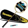 Senston Racchetta Badminton In Fibra Di Carbonio, N80 | Leggera, Grande Superficie Battitura, T-Joint, Stabilità, Custodia Inclusa